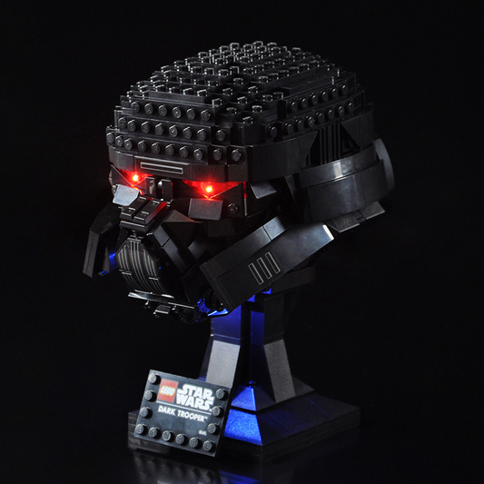 Light Kit For Dark Trooper Helmet 75343
