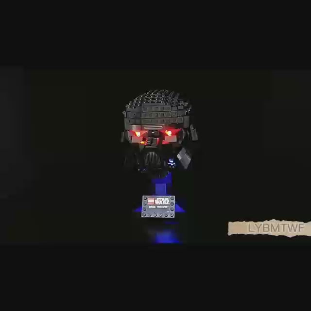 Light Kit For Dark Trooper Helmet 75343