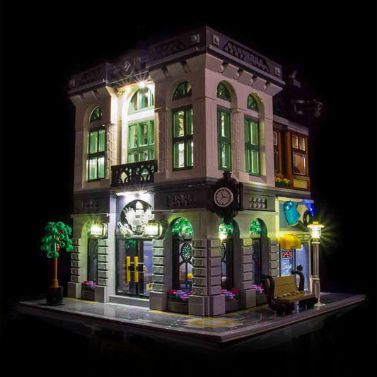 LED Light Lego Bank Headquarters Building StreetView#10251