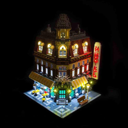 Light kit for  Corner Coffee Shop Street Scene Building Blocks 10182