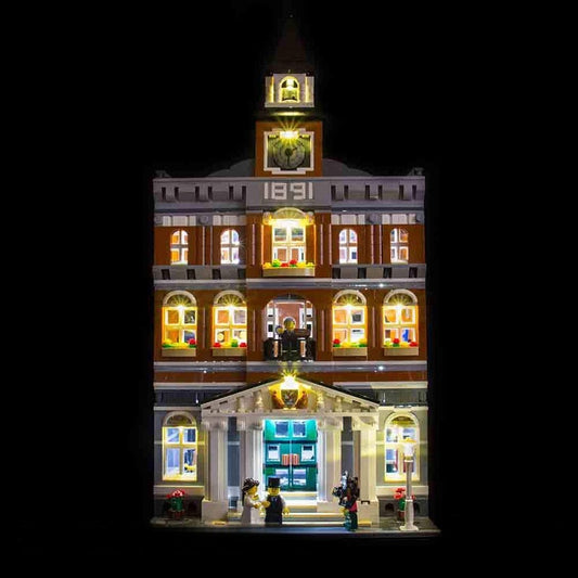 Light kit for Building Block Town Hall -10224