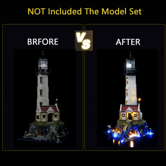 Light Kit For Motorized Lighthouse 21335
